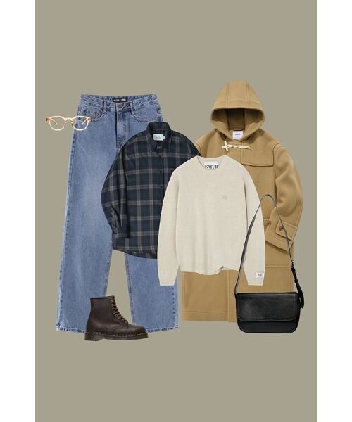 AVANDRESS(アバンドレス )の「アースティンチェックシャツネイビー(シャツ/ブラウス・レディース・その他・MEDIUM/LARGE/X-LARGE)」の8枚目の写真