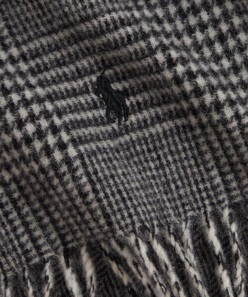 POLO RALPH LAUREN（ポロ ラルフ ローレン）の「リバーシブル ウールブレンド スカーフ（マフラー・メンズ・ナチュラル・ONE）」の2枚目の写真