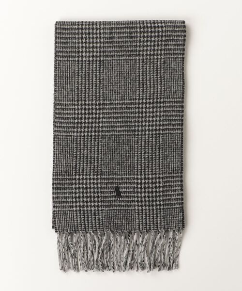 POLO RALPH LAUREN（ポロ ラルフ ローレン）の「リバーシブル ウールブレンド スカーフ（マフラー・メンズ・ナチュラル・ONE）」の3枚目の写真