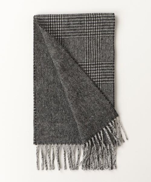 POLO RALPH LAUREN（ポロ ラルフ ローレン）の「リバーシブル ウールブレンド スカーフ（マフラー・メンズ・ナチュラル・ONE）」の4枚目の写真