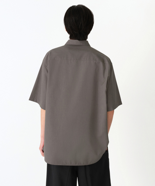 MUSINSA STANDARD（ムシンサスタンダード）の「リラックスドウールライク半袖シャツ[トープ]（シャツ/ブラウス・メンズ・その他・MEDIUM/LARGE/X-LARGE/XX-LARGE/SMALL）」の3枚目の写真