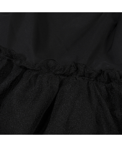 MOAA(モア)の「タイストラップチュールドレス(ブラック)(ワンピース・レディース・その他・SMALL/MEDIUM)」の4枚目の写真