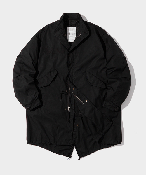 OUTSTANDING(アウトスタンディング)の「M-65 FISHTAIL PARKA_BLACK(ミリタリージャケット・メンズ・その他・SMALL/MEDIUM/LARGE)」の1枚目の写真