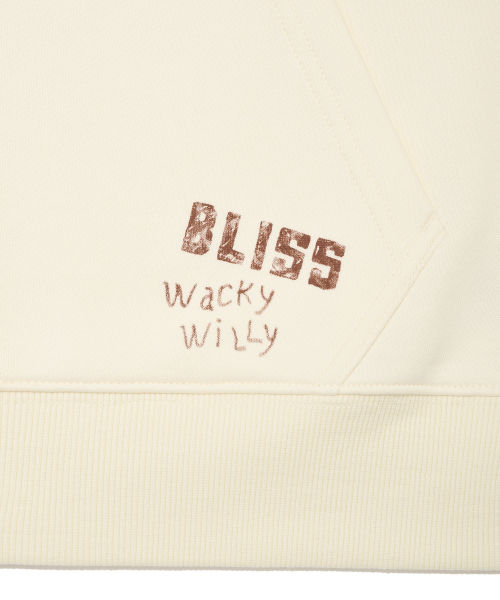 Wacky WiLLy(ワッキーウィリー)の「ウィメンズフラワーグラフィックフードジップアップクリーム(パーカー・レディース・その他・FREE)」の7枚目の写真