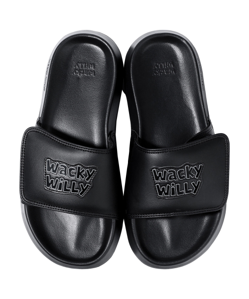 Wacky WiLLy（ワッキーウィリー）の「[25SS] ベルクロスライド ブラック（サンダル・レディース・その他・23cm/24cm/25cm/26cm/28cm）」の5枚目の写真
