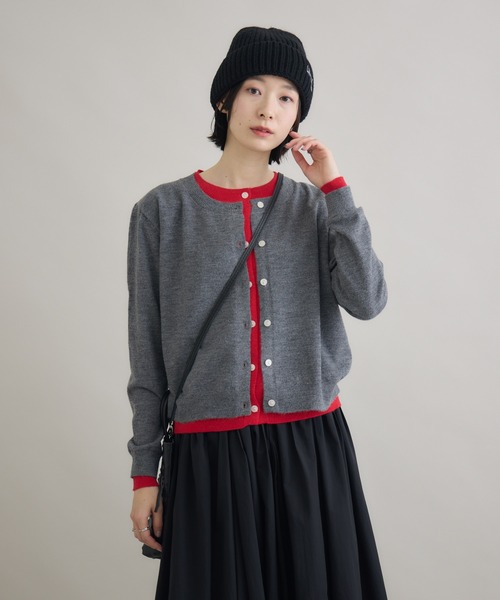 Paradise Picnic(パラダイスピクニック)の「TRANOI. ニットキャップ(ニットキャップ/ビーニー・レディース・アイボリー/ブラック/チャコールグレー・FREE)」の20枚目の写真