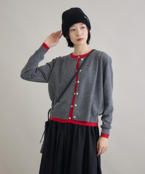 Paradise Picnic(パラダイスピクニック)の「TRANOI. ニットキャップ(ニットキャップ/ビーニー・レディース・アイボリー/ブラック/チャコールグレー・FREE)」の21枚目の写真