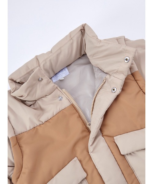 Ocean&Ground（オーシャン&グラウンド）の「Jr.2WAY BIGｼﾞｬｹｯﾄ（ブルゾン・キッズ・オリーブ/ベージュ・150/160）」の7枚目の写真