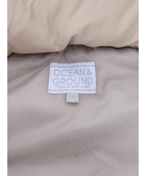 Ocean&Ground（オーシャン&グラウンド）の「Jr.2WAY BIGｼﾞｬｹｯﾄ（ブルゾン・キッズ・オリーブ/ベージュ・150/160）」の8枚目の写真