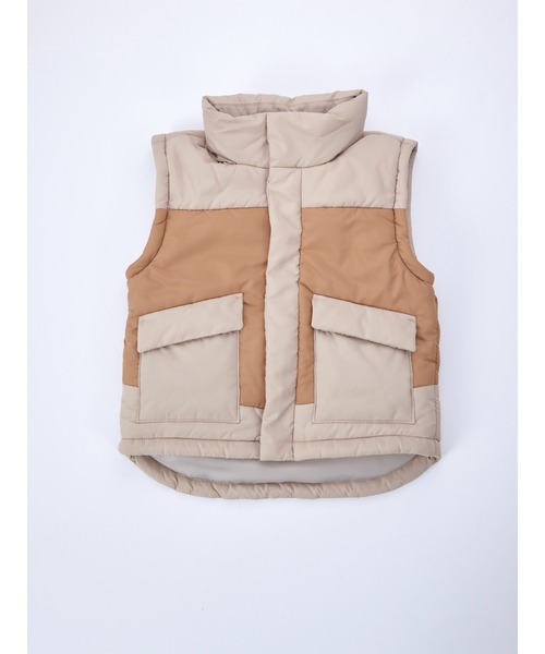 Ocean&Ground（オーシャン&グラウンド）の「Jr.2WAY BIGｼﾞｬｹｯﾄ（ブルゾン・キッズ・オリーブ/ベージュ・150/160）」の12枚目の写真
