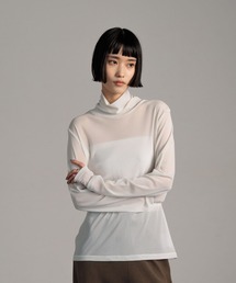 LOWRYS FARM | ナイロンシアータートル　625093(Tシャツ/カットソー)