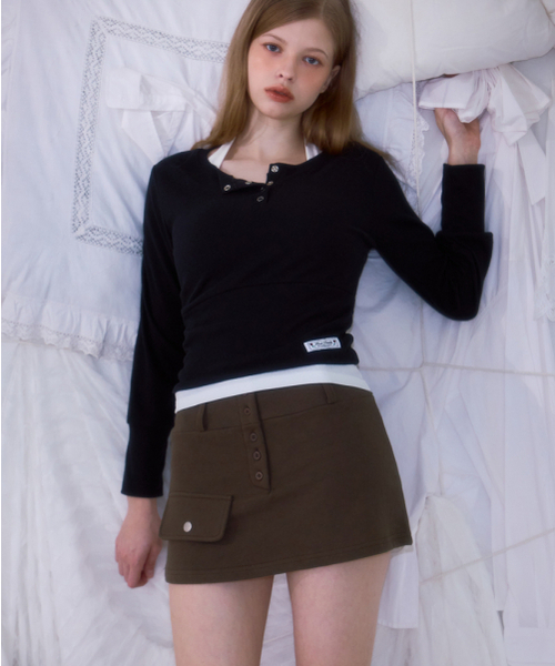 ROSEFRANTZ（ロゼフランツ）の「Pocket Mini Skirt [Khaki]（スカート・レディース・カーキ・OS）」の10枚目の写真
