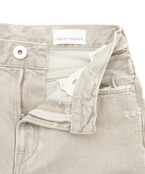 martinique（マルティニーク）の「【upper hights/アッパーハイツ】THE NIECE MID-RISE（デニムパンツ・レディース・ベージュ・22/21/23）」の7枚目の写真