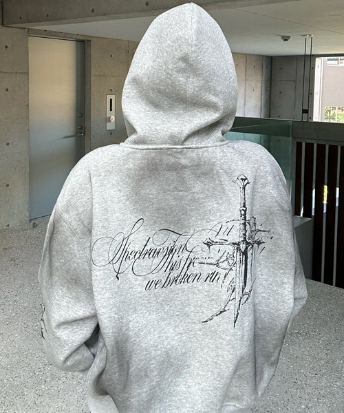 KsG（ケーエスジー）の「ウォッシュドクロスジップアップパーカー（パーカー・レディース・グレー/ブラック・MEDIUM/LARGE/SMALL/X-LARGE）」の8枚目の写真