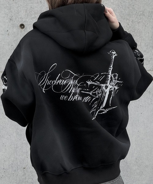 KsG（ケーエスジー）の「ウォッシュドクロスジップアップパーカー（パーカー・レディース・グレー/ブラック・MEDIUM/LARGE/SMALL/X-LARGE）」の18枚目の写真