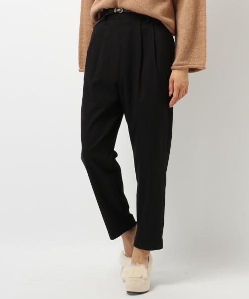 Heather(ヘザー)の「TR/PUキモウタックパンツ 710463(その他パンツ・レディース・チェック/ブラウン/ブラック・FREE)」の2枚目の写真