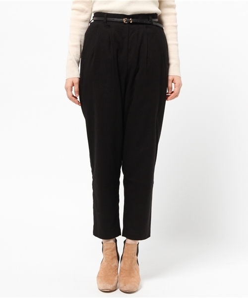 Heather(ヘザー)の「TR/PUキモウタックパンツ 710463(その他パンツ・レディース・チェック/ブラウン/ブラック・FREE)」の5枚目の写真