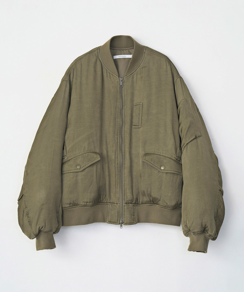 VICTIM（ヴィクティム）の「VICTIM ヴィクティム / VINTAGE EFFECT MA-1 JACKET ヴィンテージエフェクトMA-1ミリタリージャケット / VTM-25-O-103（MA-1・メンズ・カーキ/ブラック・1/2）」の10枚目の写真