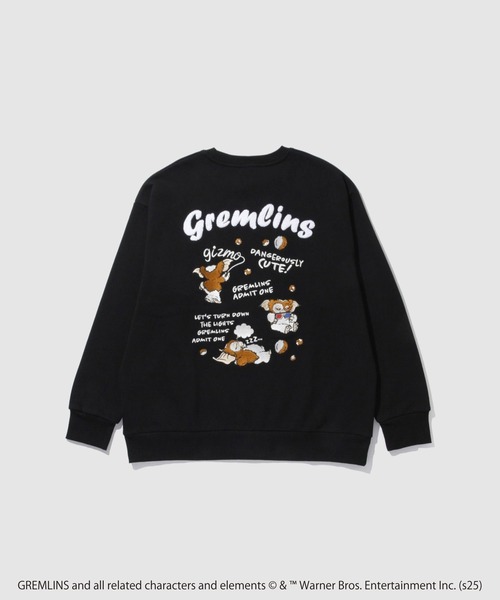 Mac-House（マックハウス）の「【Gremlins】グレムリン刺繍トレーナー（スウェット・メンズ・オートミール/ブラック・L/M/S/XL）」の13枚目の写真