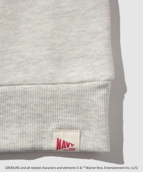 Mac-House（マックハウス）の「【Gremlins】グレムリン刺繍トレーナー（スウェット・メンズ・オートミール/ブラック・L/M/S/XL）」の15枚目の写真