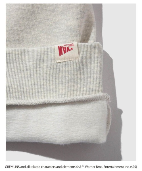 Mac-House（マックハウス）の「【Gremlins】グレムリン刺繍トレーナー（スウェット・メンズ・オートミール/ブラック・L/M/S/XL）」の16枚目の写真