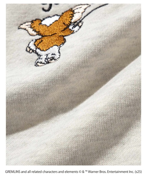 Mac-House（マックハウス）の「【Gremlins】グレムリン刺繍トレーナー（スウェット・メンズ・オートミール/ブラック・L/M/S/XL）」の19枚目の写真