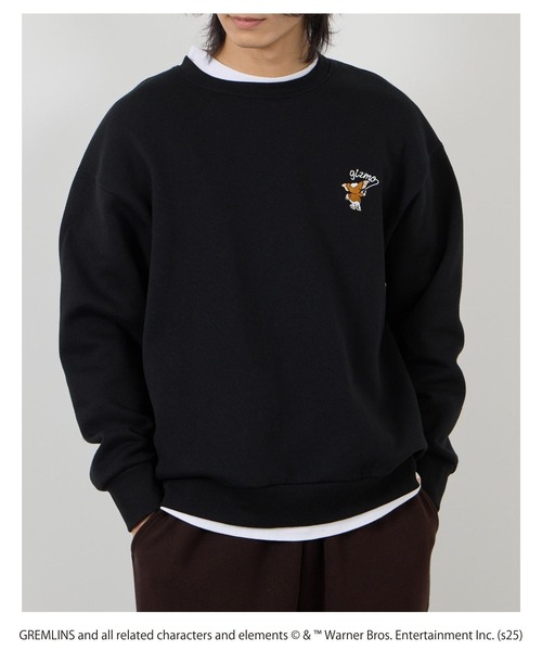 Mac-House（マックハウス）の「【Gremlins】グレムリン刺繍トレーナー（スウェット・メンズ・オートミール/ブラック・L/M/S/XL）」の21枚目の写真