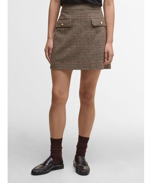 Barbour（バブアー）の「Sophia ウールミニスカート（レディース）（スカート・レディース・マルチ・10/8）」の3枚目の写真