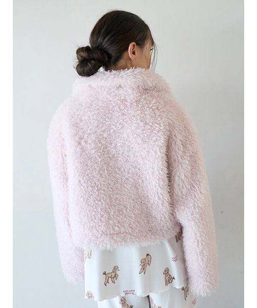 セール】プードルボアカーディガン（ルームウェア/パジャマ）｜gelato
