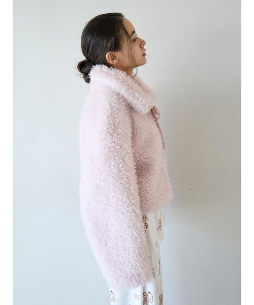 gelato pique（ジェラートピケ）の「プードルボアカーディガン（ルーム