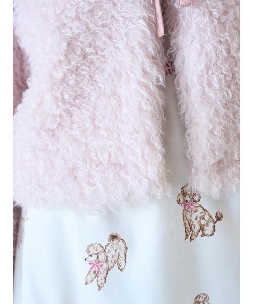 セール】プードルボアカーディガン（ルームウェア/パジャマ）｜gelato