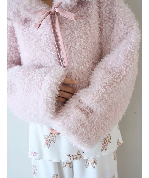 セール】プードルボアカーディガン（ルームウェア/パジャマ）｜gelato