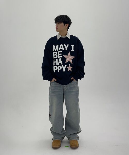WaiKei（ワイケイ）の「MAY I BE HAPPY スウェット アイボリー（スウェット・レディース・その他・1/2）」の5枚目の写真