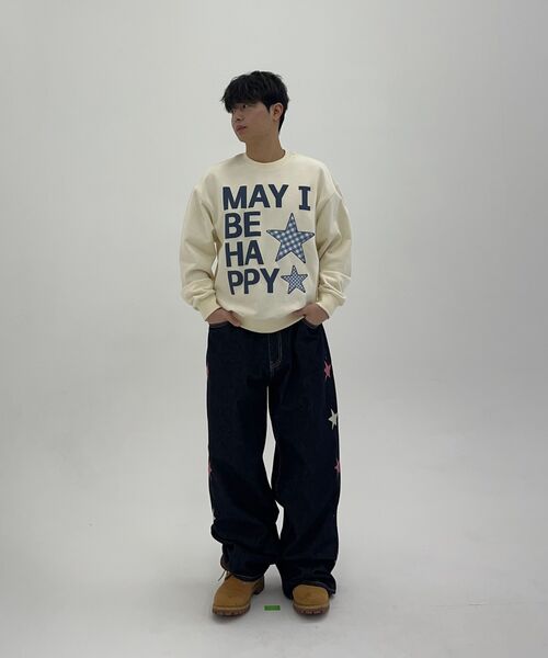 WaiKei（ワイケイ）の「MAY I BE HAPPY スウェット アイボリー（スウェット・レディース・その他・1/2）」の6枚目の写真