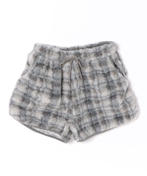 Sibra（シブラ）の「もこもこボアショートパンツ【4色展開】（その他パンツ・レディース・グレー/グリーン/ピンク/ブラウン・M）」の12枚目の写真