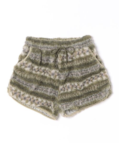 Sibra（シブラ）の「もこもこボアショートパンツ【4色展開】（その他パンツ・レディース・グレー/グリーン/ピンク/ブラウン・M）」の13枚目の写真