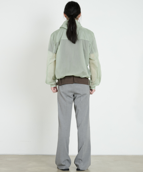 DUSTYWHITE(ダスティーホワイト)の「グレーセミブーツカットパンツ(スラックス・メンズ・その他・MEDIUM/LARGE/SMALL)」の5枚目の写真