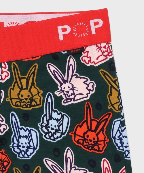 Paul Smith(ポールスミス)の「“Bunnies” ボクサーパンツ【853285 P5832A】(ボクサーパンツ・メンズ・ネイビー/グリーン/ピンク・LARGE/MEDIUM)」の4枚目の写真