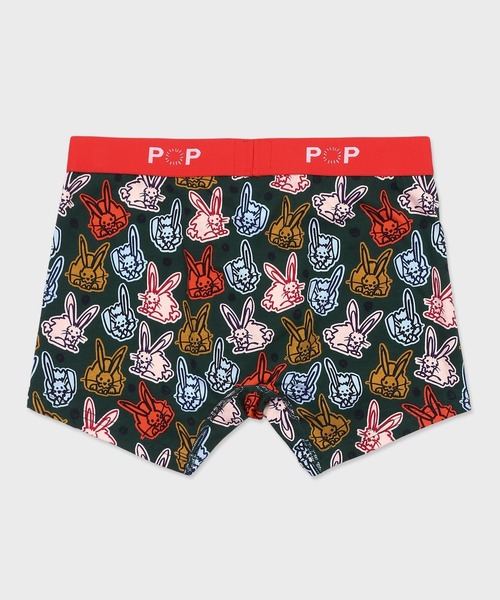 Paul Smith(ポールスミス)の「“Bunnies” ボクサーパンツ【853285 P5832A】(ボクサーパンツ・メンズ・ネイビー/グリーン/ピンク・LARGE/MEDIUM)」の5枚目の写真