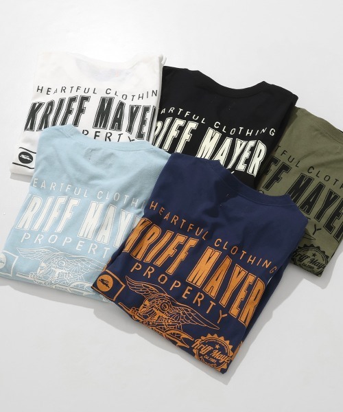 KRIFF MAYER Kid's Collection（クリフメイヤーキッズコレクション）の「【抗ピリング・接触冷感・吸汗速乾】JOIN-TEE（Tシャツ/カットソー・キッズ・ネイビー/オフホワイト/サックスブルー/オリーブ/ブラック・150/140/170/160/130/120）」の6枚目の写真