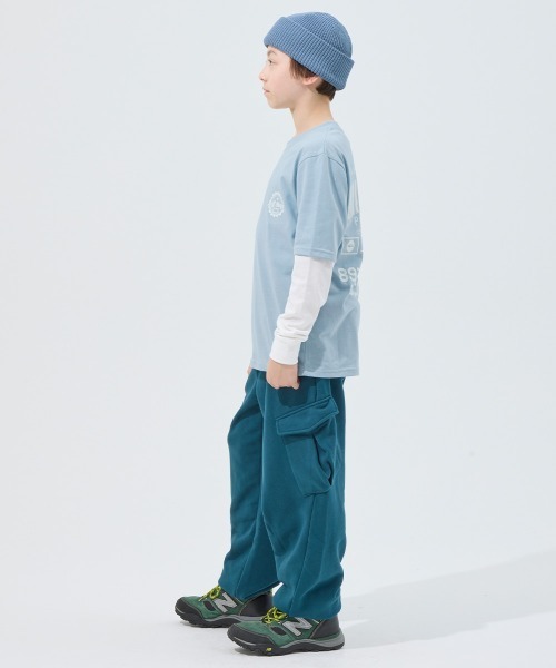 KRIFF MAYER Kid's Collection（クリフメイヤーキッズコレクション）の「【抗ピリング・接触冷感・吸汗速乾】JOIN-TEE（Tシャツ/カットソー・キッズ・ネイビー/オフホワイト/サックスブルー/オリーブ/ブラック・150/140/170/160/130/120）」の9枚目の写真