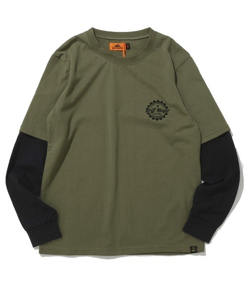 KRIFF MAYER Kid's Collection（クリフメイヤーキッズコレクション）の「【抗ピリング・接触冷感・吸汗速乾】JOIN-TEE（Tシャツ/カットソー・キッズ・ネイビー/オフホワイト/サックスブルー/オリーブ/ブラック・150/140/170/160/130/120）」の16枚目の写真