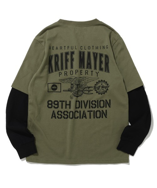 KRIFF MAYER Kid's Collection（クリフメイヤーキッズコレクション）の「【抗ピリング・接触冷感・吸汗速乾】JOIN-TEE（Tシャツ/カットソー・キッズ・ネイビー/オフホワイト/サックスブルー/オリーブ/ブラック・150/140/170/160/130/120）」の17枚目の写真