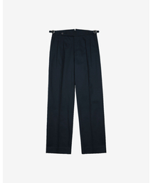Reve Cotton Washed Trousers (Dark Navy)