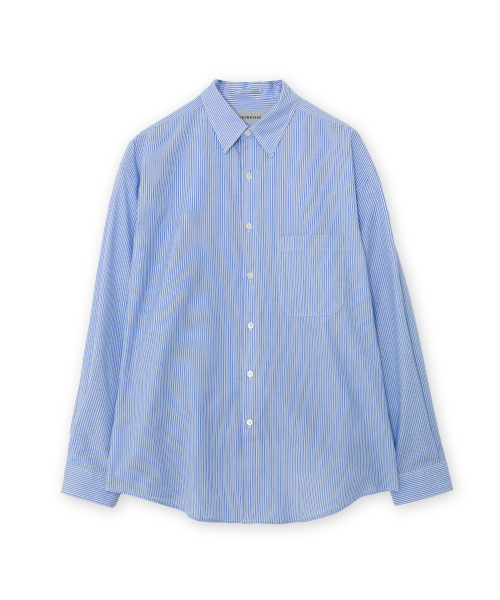 BROWNYARD(ブラウンヤード)の「ステディシャツ、ブルーストライプ(シャツ/ブラウス・メンズ・その他・3/4/5)」の1枚目の写真