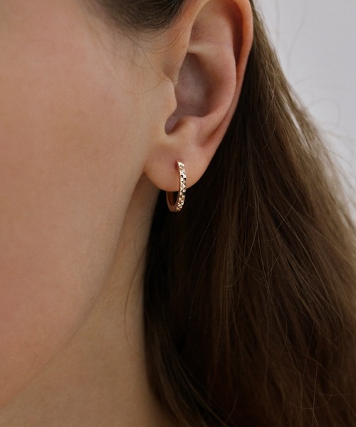 ROSETEN・ミラーカットフープピアス[M]（ピアス（両耳用））｜SIENA