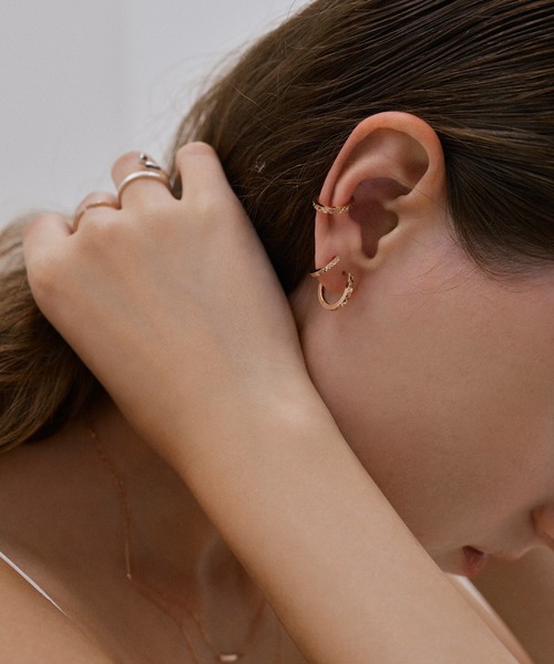 ROSETEN・ミラーカットフープピアス[M]（ピアス（両耳用））｜SIENA