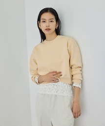 ROPE'（ロペ）の「スウェットライクコンパクトニットプルオーバー/イージーケア（スウェット）」