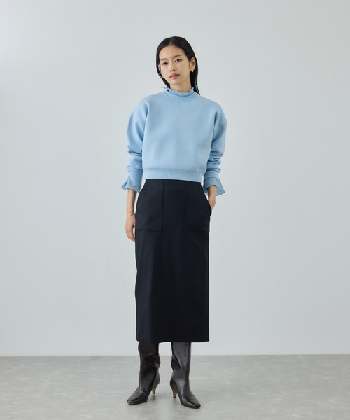 ROPE'（ロペ）の「スウェットライクコンパクトニットプルオーバー/イージーケア（スウェット・レディース・サックスブルー/ピンク/ネイビー/キナリ・FREE）」の14枚目の写真