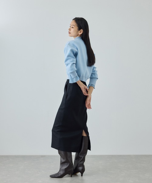 ROPE'（ロペ）の「スウェットライクコンパクトニットプルオーバー/イージーケア（スウェット・レディース・サックスブルー/ピンク/ネイビー/キナリ・FREE）」の15枚目の写真